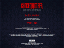 Tablet Screenshot of chokechamber.com